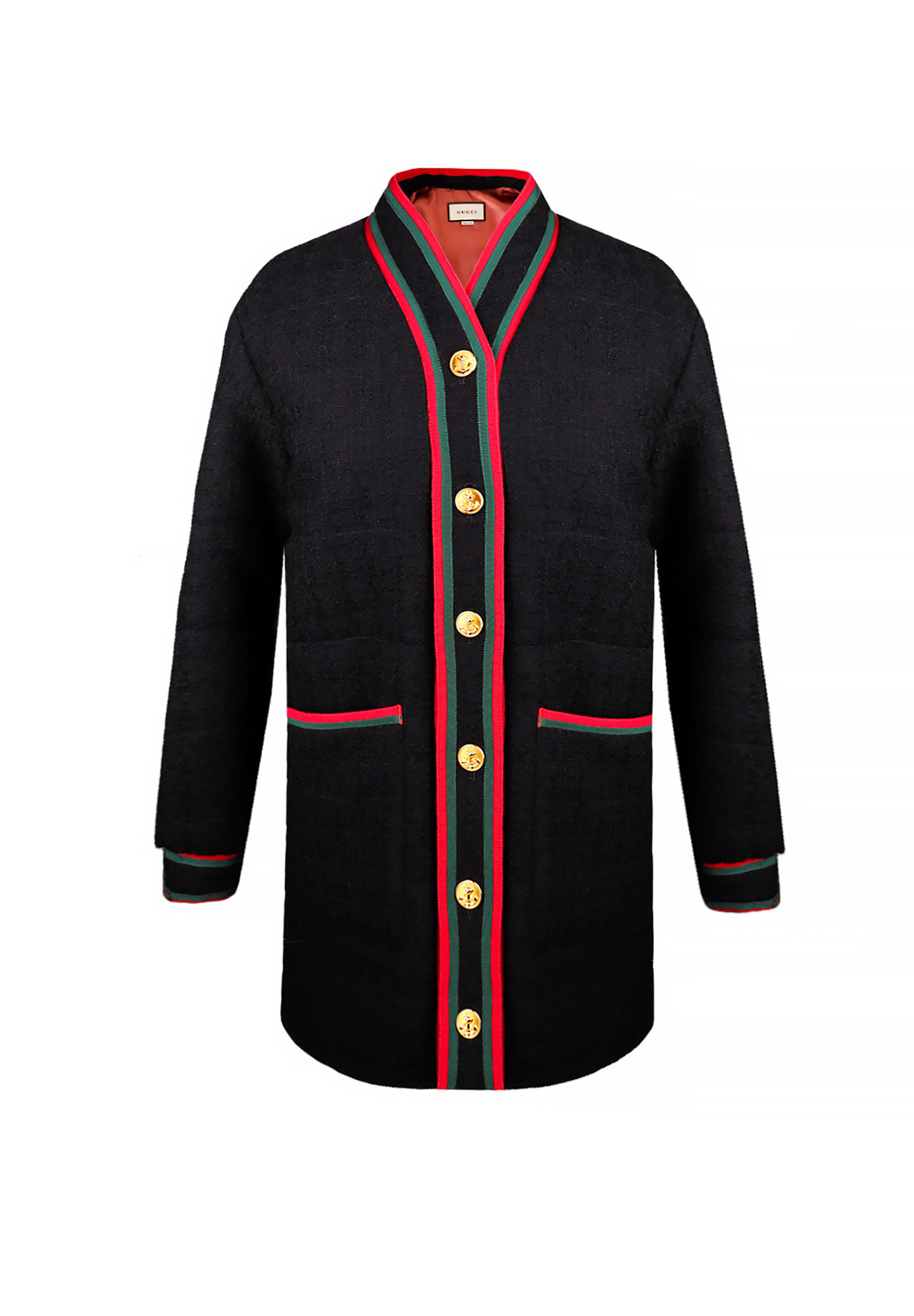 Gucci Black Wool Coat