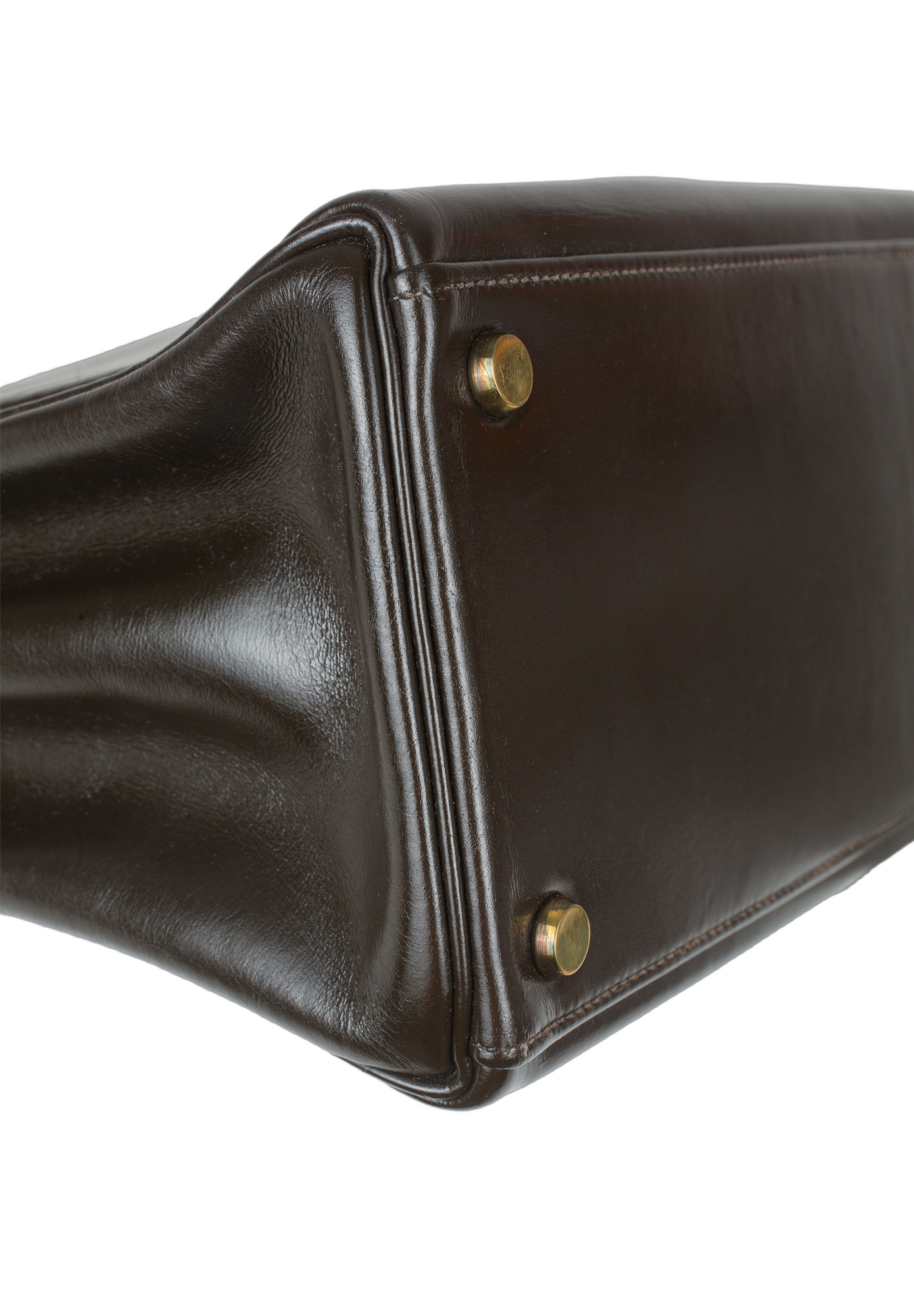 Hermès Kelly 28 Chocolate Box Retourne Bag