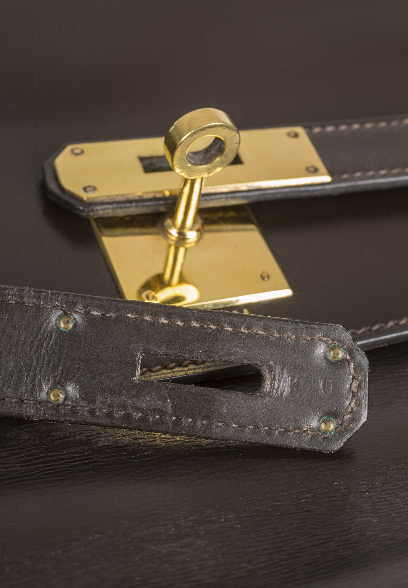 Hermès Kelly 28 Chocolate Box Retourne Bag