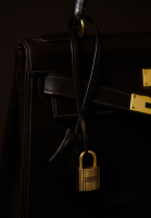 Hermès Kelly 28 Chocolate Box Retourne Bag