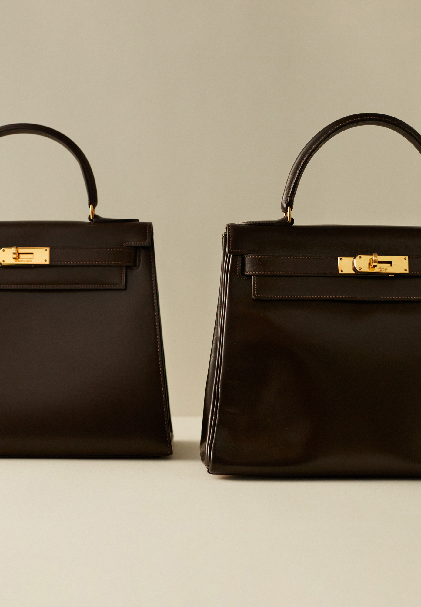 Hermès Kelly 28 Chocolate Box Retourne Bag
