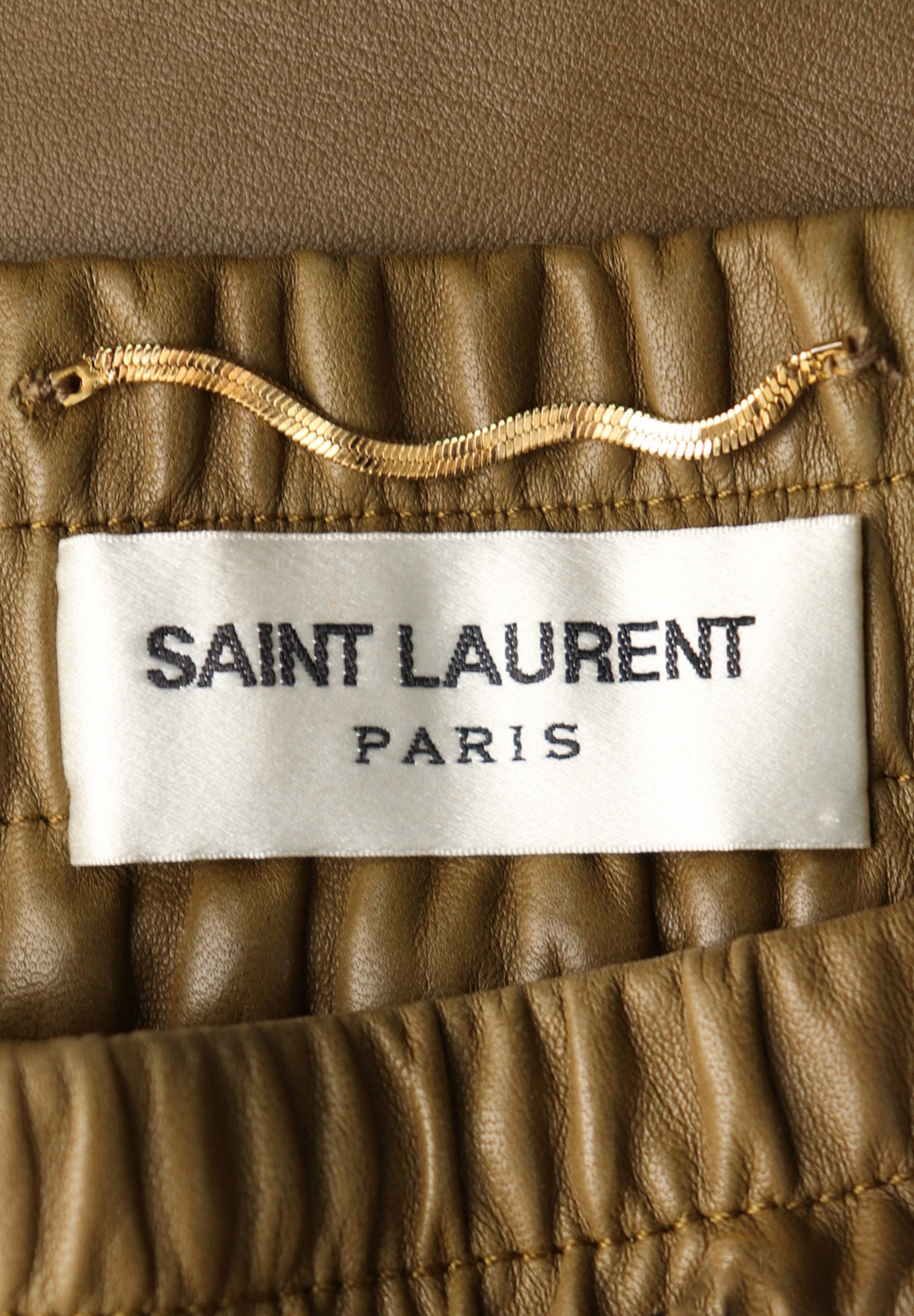 Saint Laurent Leather Trousers