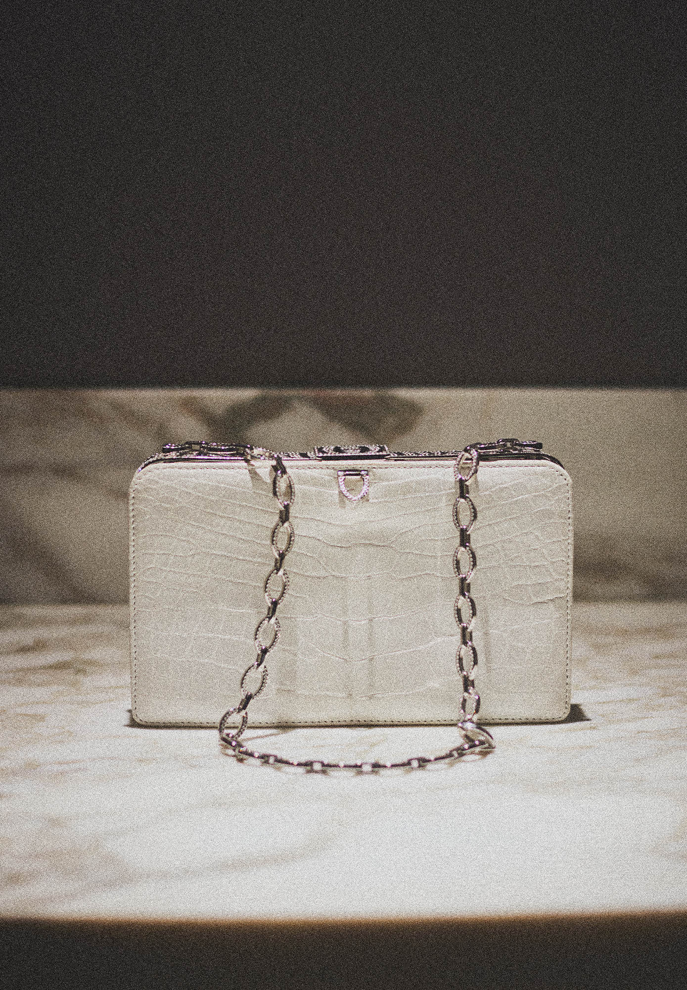 White Valentino Clutch Bag