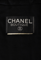 Chanel Tweed Jacket With Faux Fur Trim