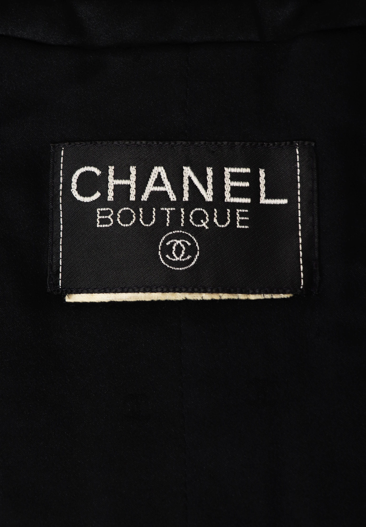 Chanel Tweed Jacket With Faux Fur Trim