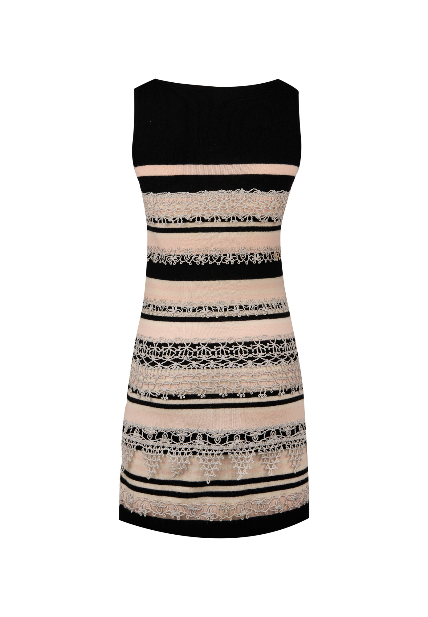Chanel Striped Cashmere Dress