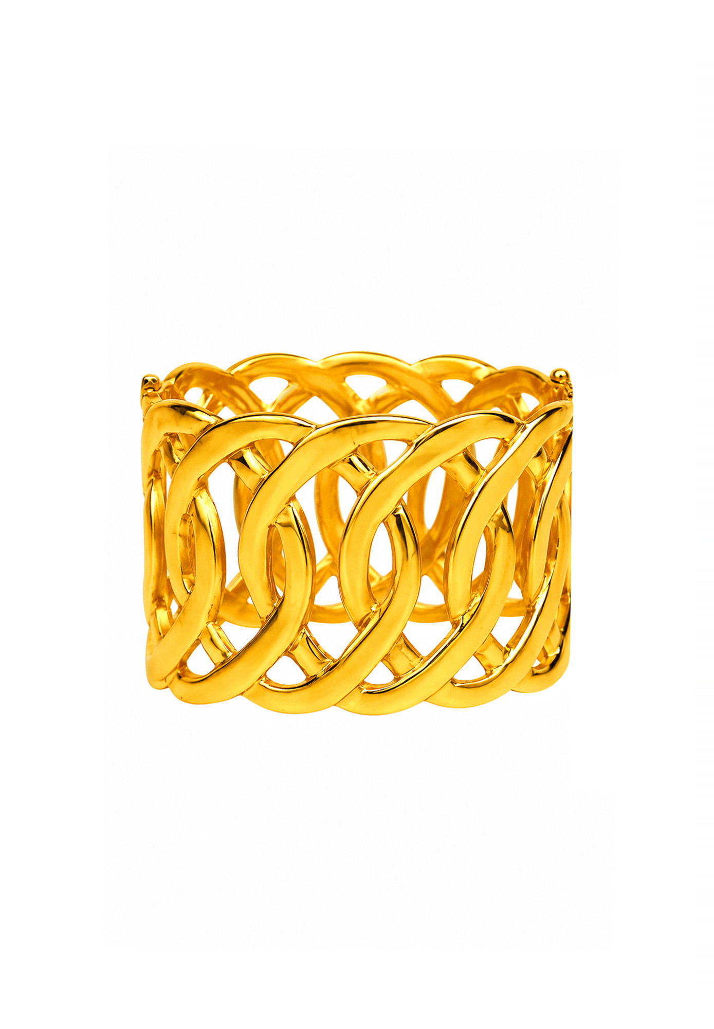 Chanel Golden Cuff Bracelet