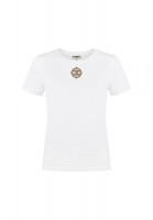 Chanel White T‑shirt with Logo