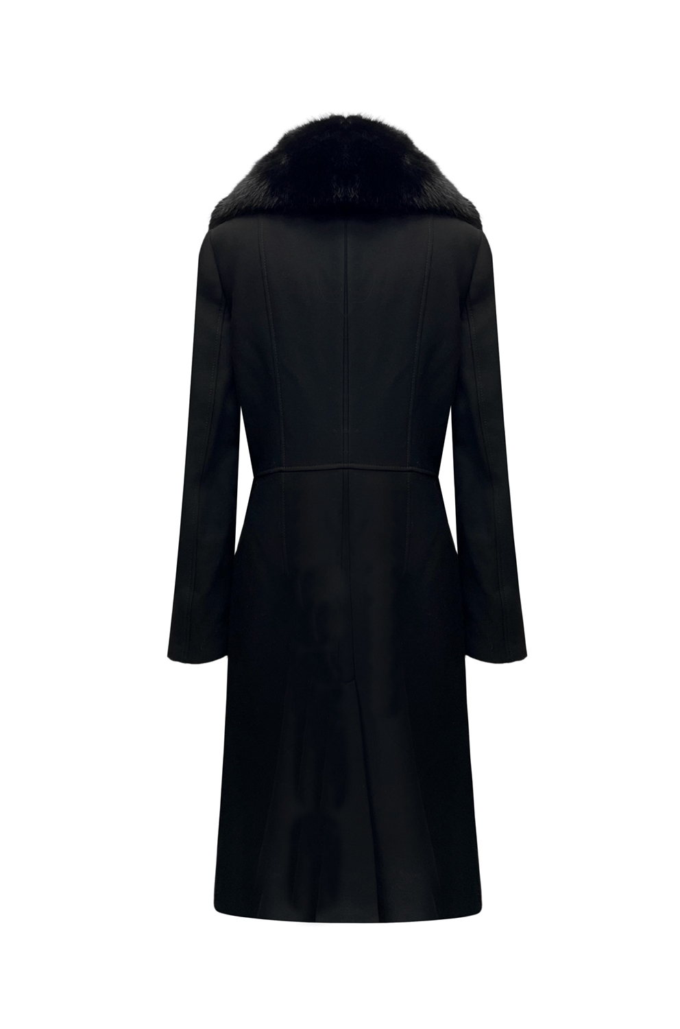 Dolce&Gabbana Black Wool Coat
