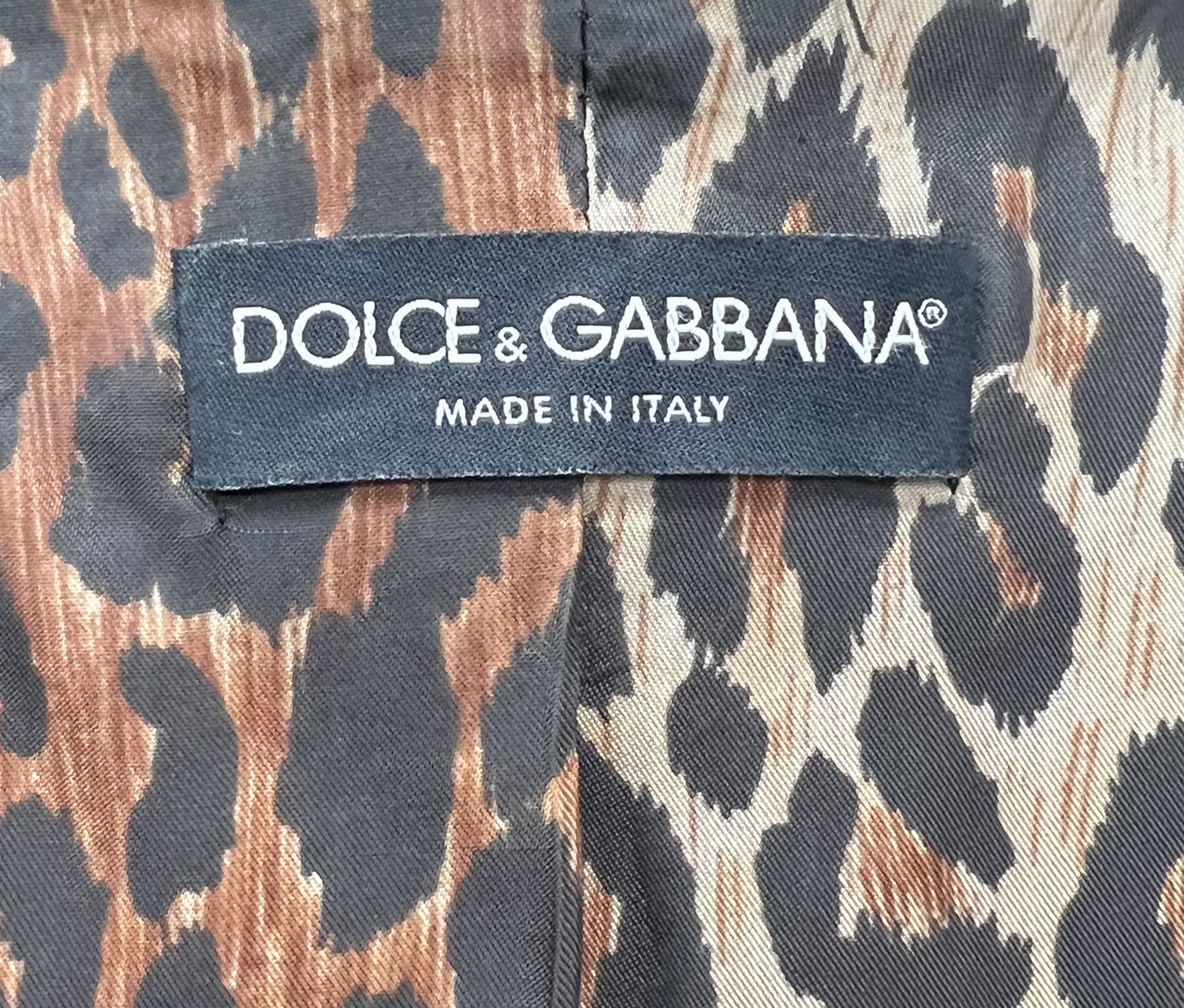 Dolce&Gabbana Black Wool Coat