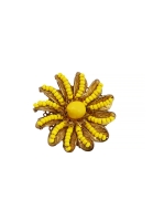 Miriam Haskell Flower Brooch