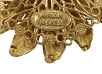 Miriam Haskell Flower Brooch