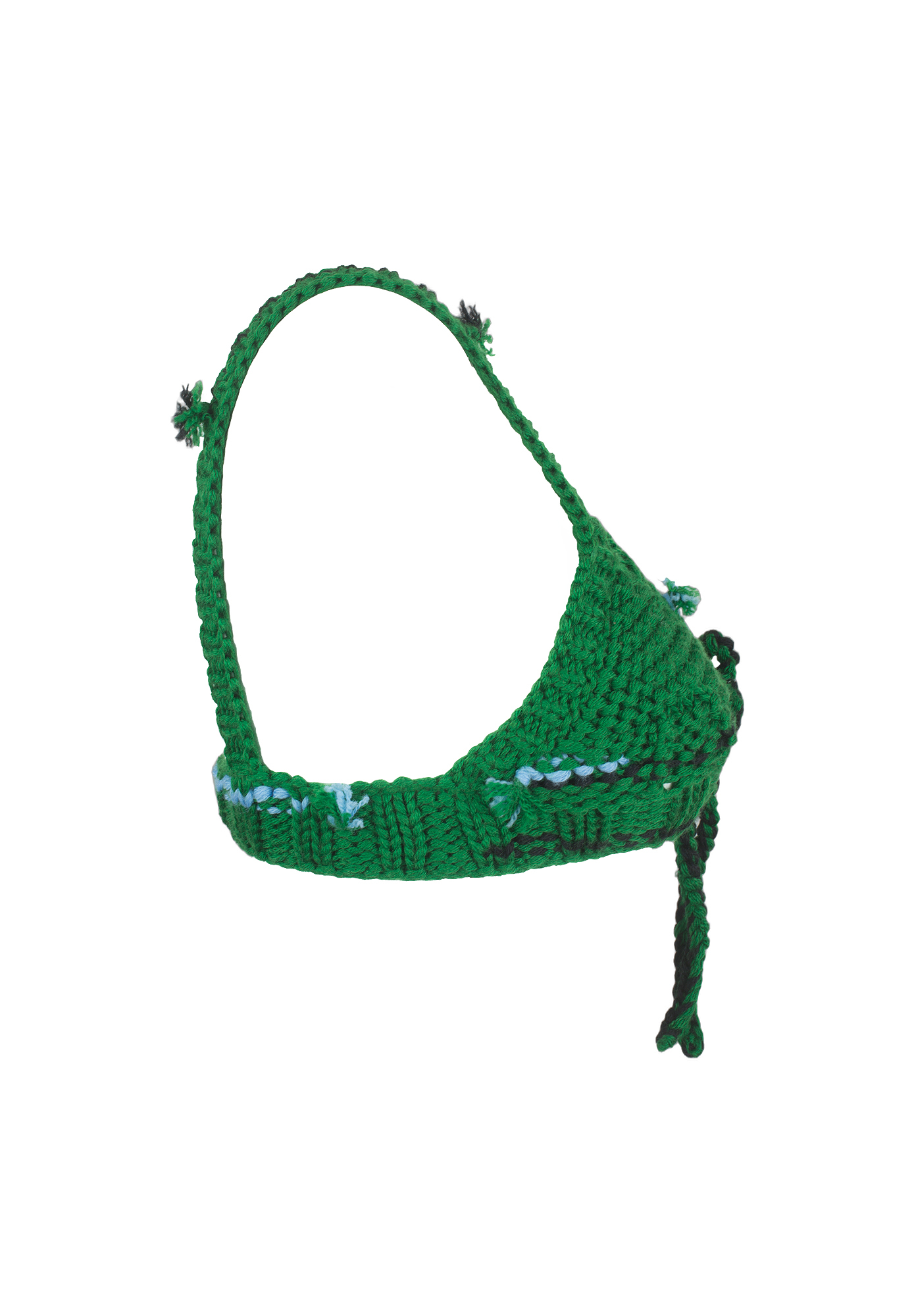 Green Prada Knit Hand Made Top 