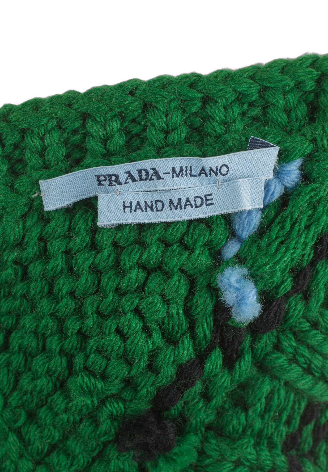 Green Prada Knit Hand Made Top 