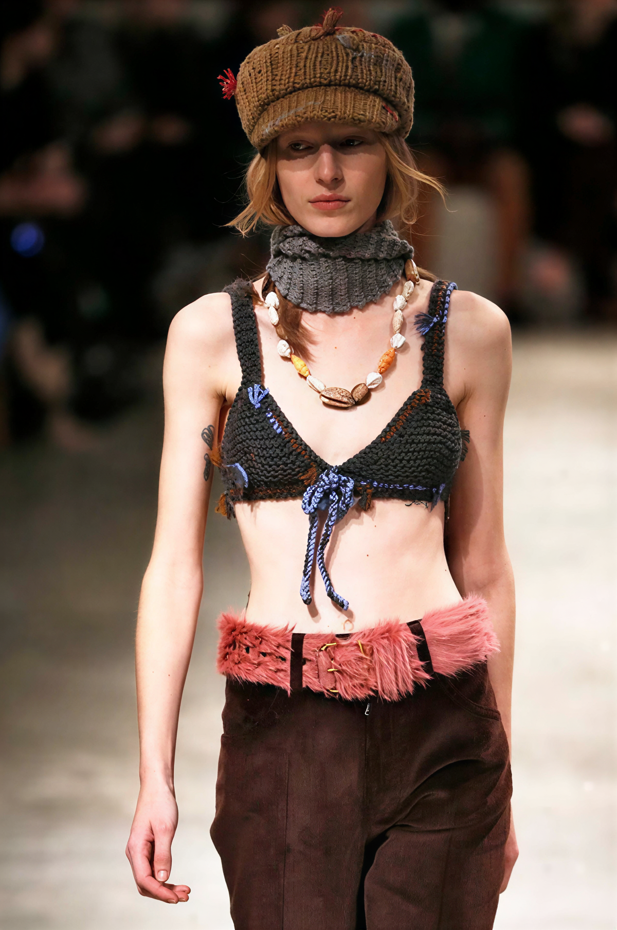 Green Prada Knit Hand Made Top 