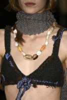 Green Prada Knit Hand Made Top 