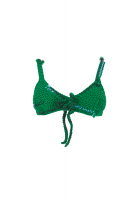 Green Prada Knit Hand Made Top 