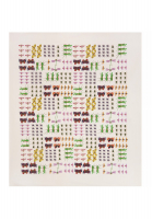 Gucci White Scarf With Insect Print