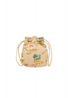 Chanel Brocade Bag With Floral Embroidery