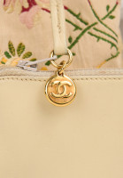 Chanel Brocade Bag With Floral Embroidery