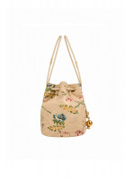 Chanel Brocade Bag With Floral Embroidery