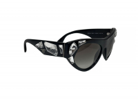 Prada Black Sunglasses With Crystals