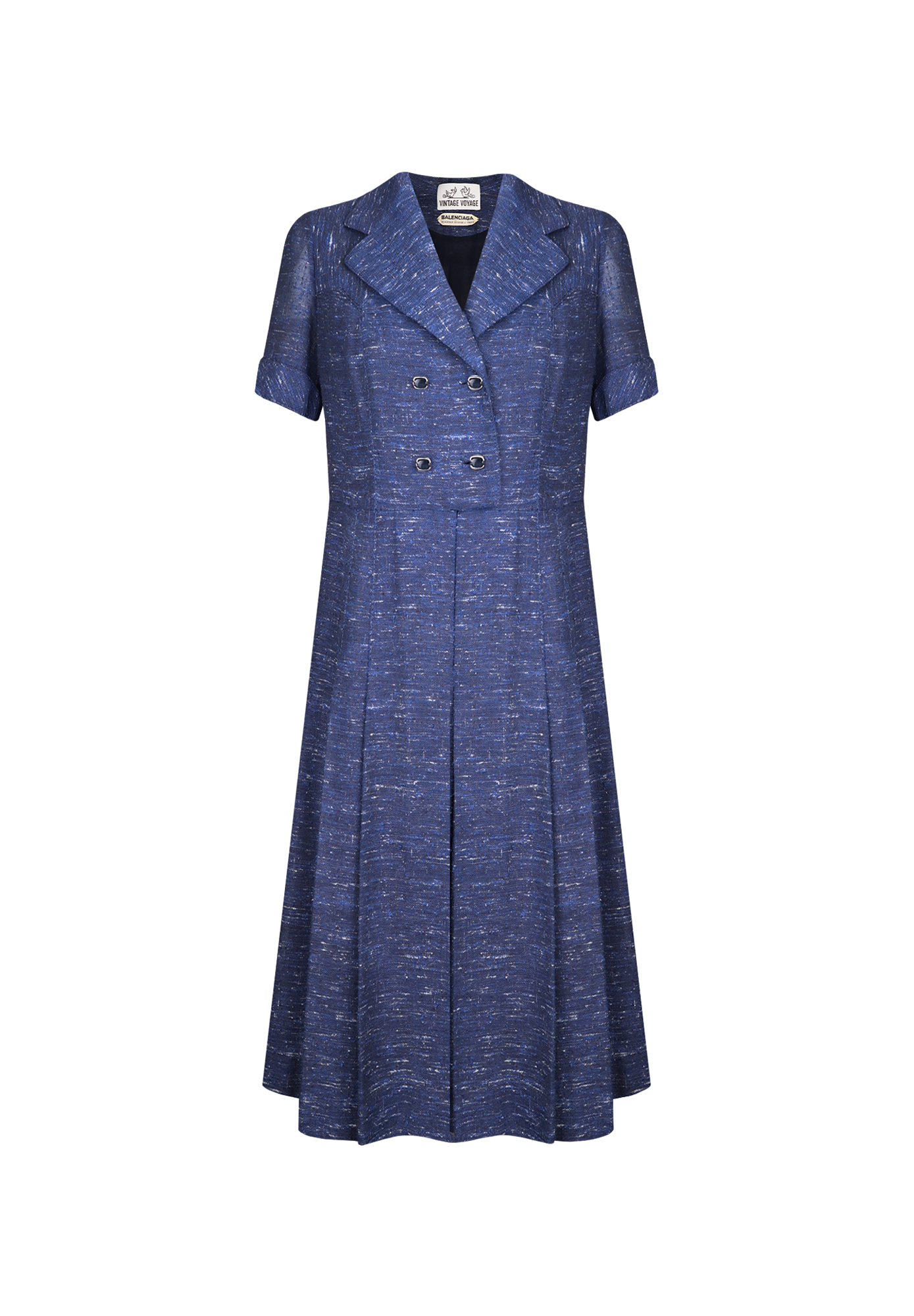 Balenciaga couture Double Breasted Dress