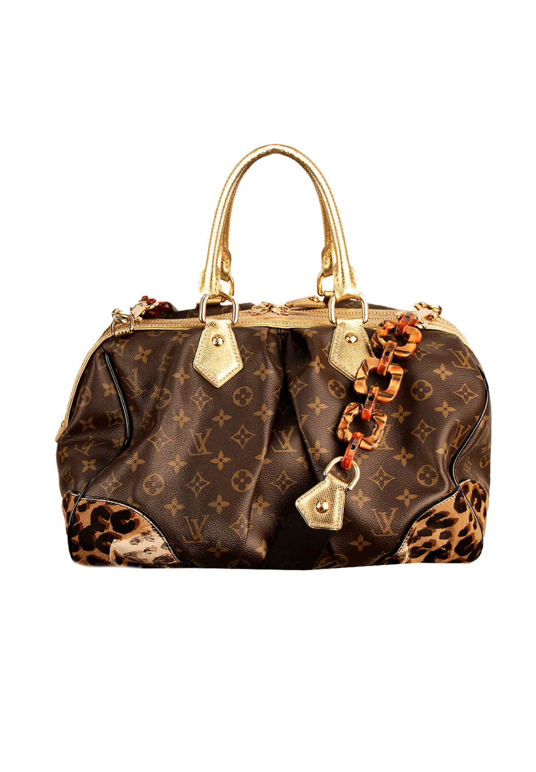 Louis Vuitton Limited Edition Monogram Leopard Stephen Bag