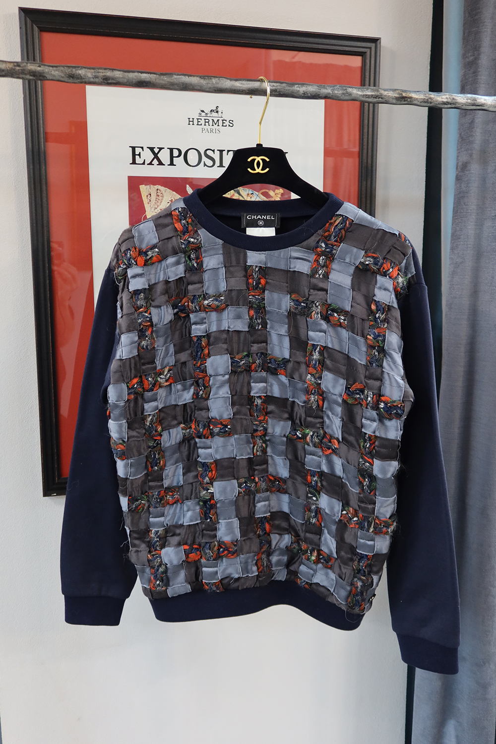 Chanel Quilted Sweatshirt