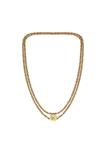 Колье-цепь Chanel с логотипом