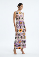 Pierre Cardin Geometric Print Dress