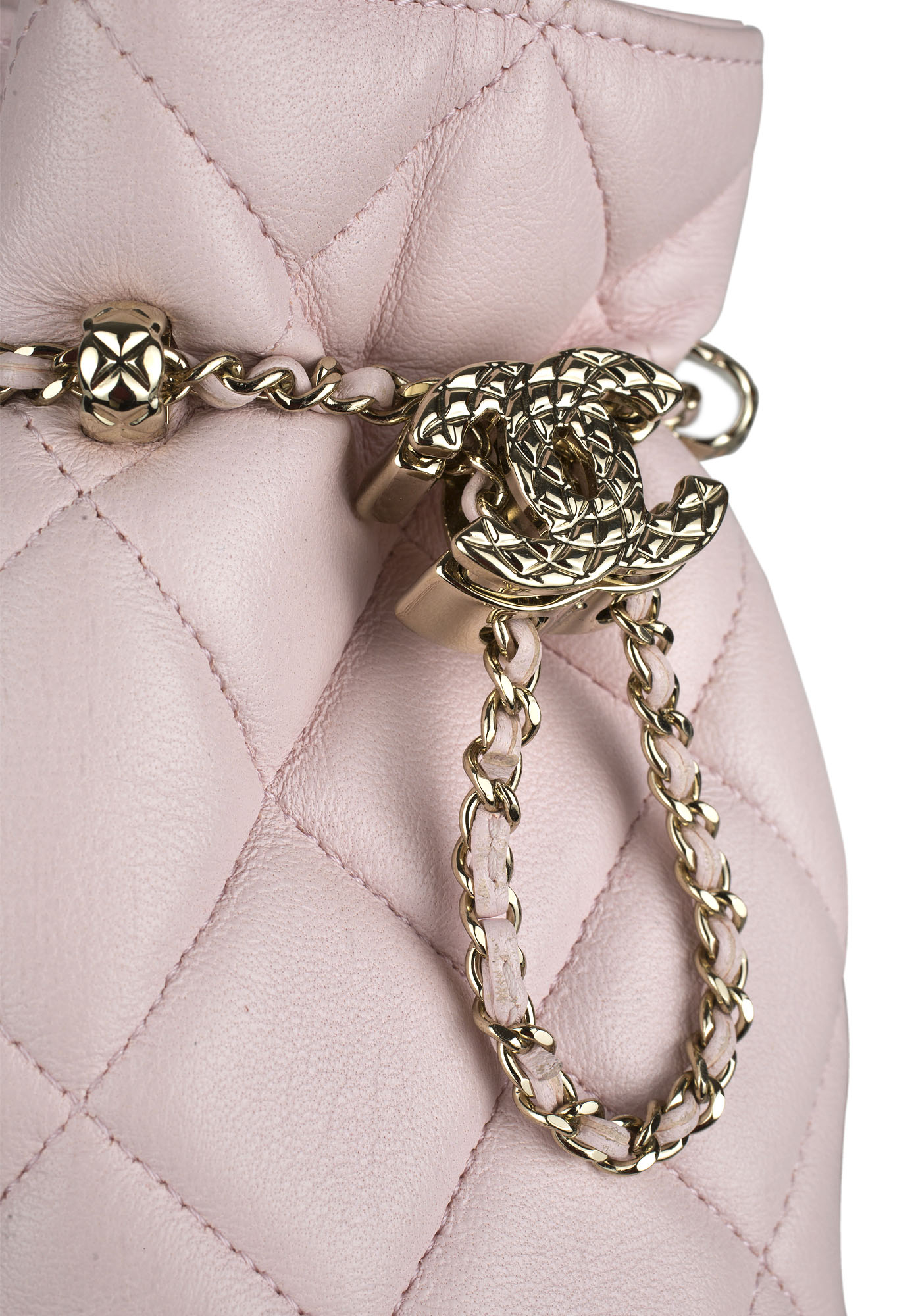 Chanel Mini Quilted Bucket Bag