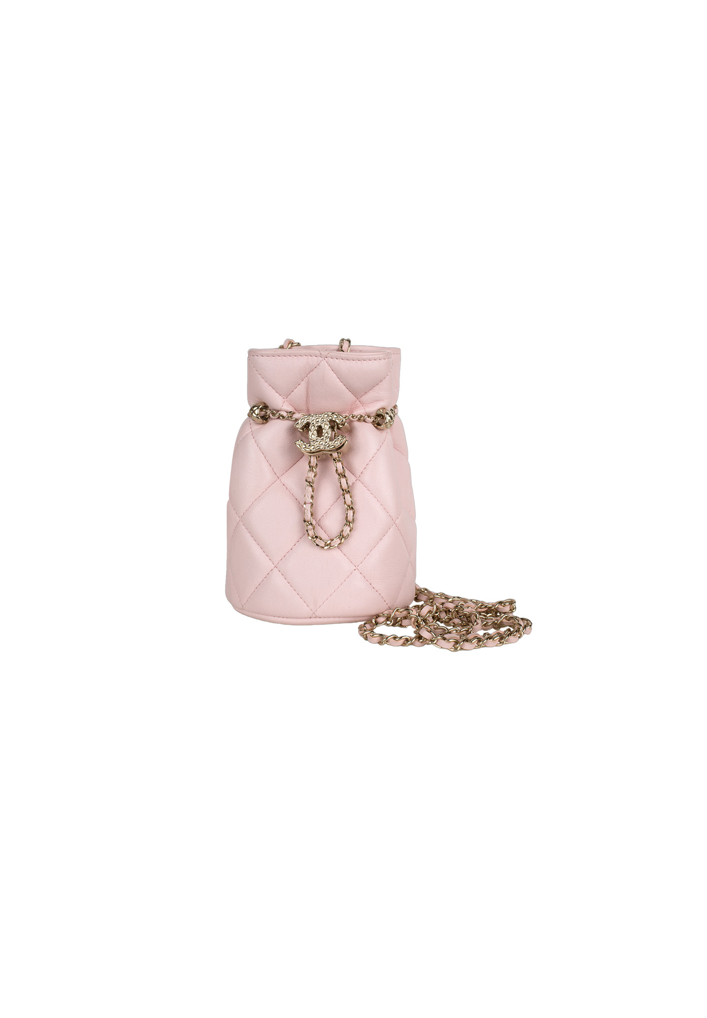Chanel Mini Quilted Bucket Bag