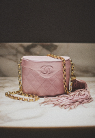 Chanel Tassel Mini Bucket Pink Bag