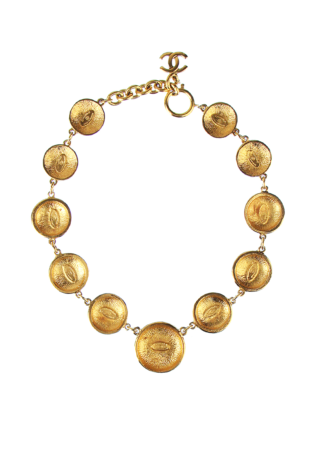 Chanel Logo Necklace