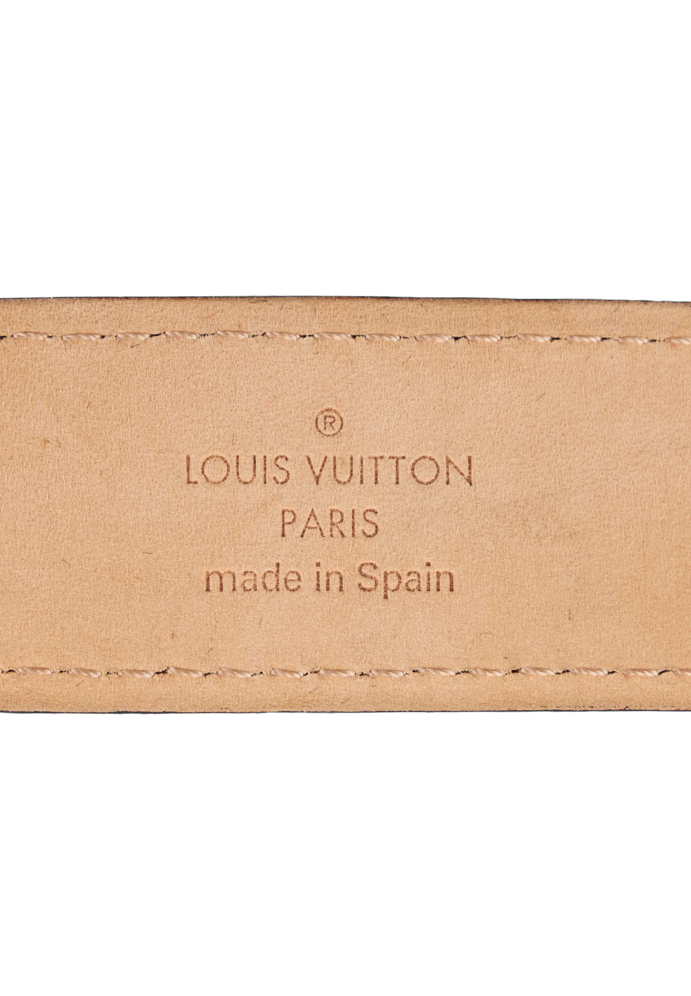Louis Vuitton Black Asymmetrical Belt
