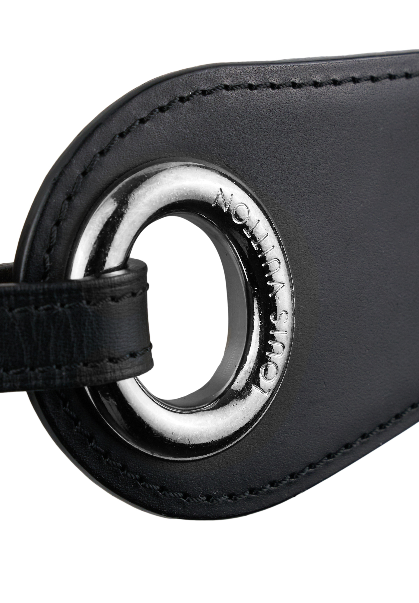 Louis Vuitton Black Asymmetrical Belt