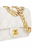 Chanel Coco You Mini Flap White Bag
