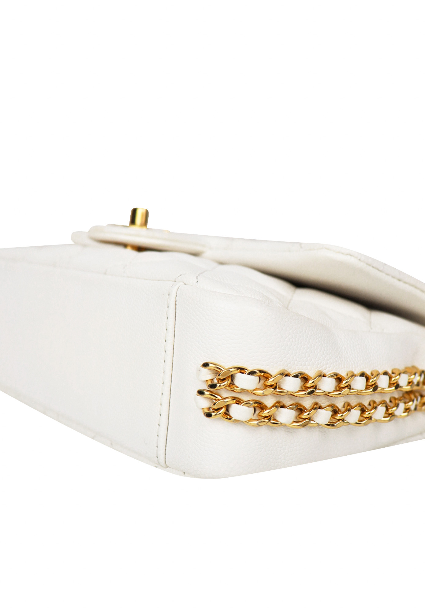 Chanel Coco You Mini Flap White Bag