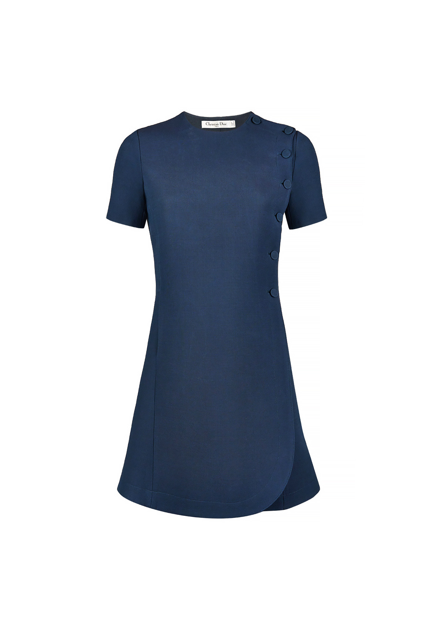 Christian Dior Blue Dress with Buttons