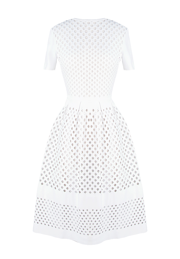 Fendi Knitwear White Dress
