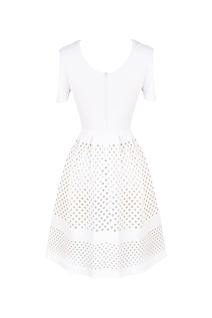 Fendi Knitwear White Dress