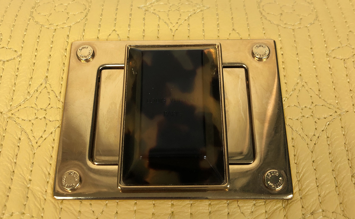 Louis Vuitton Leather Clutch