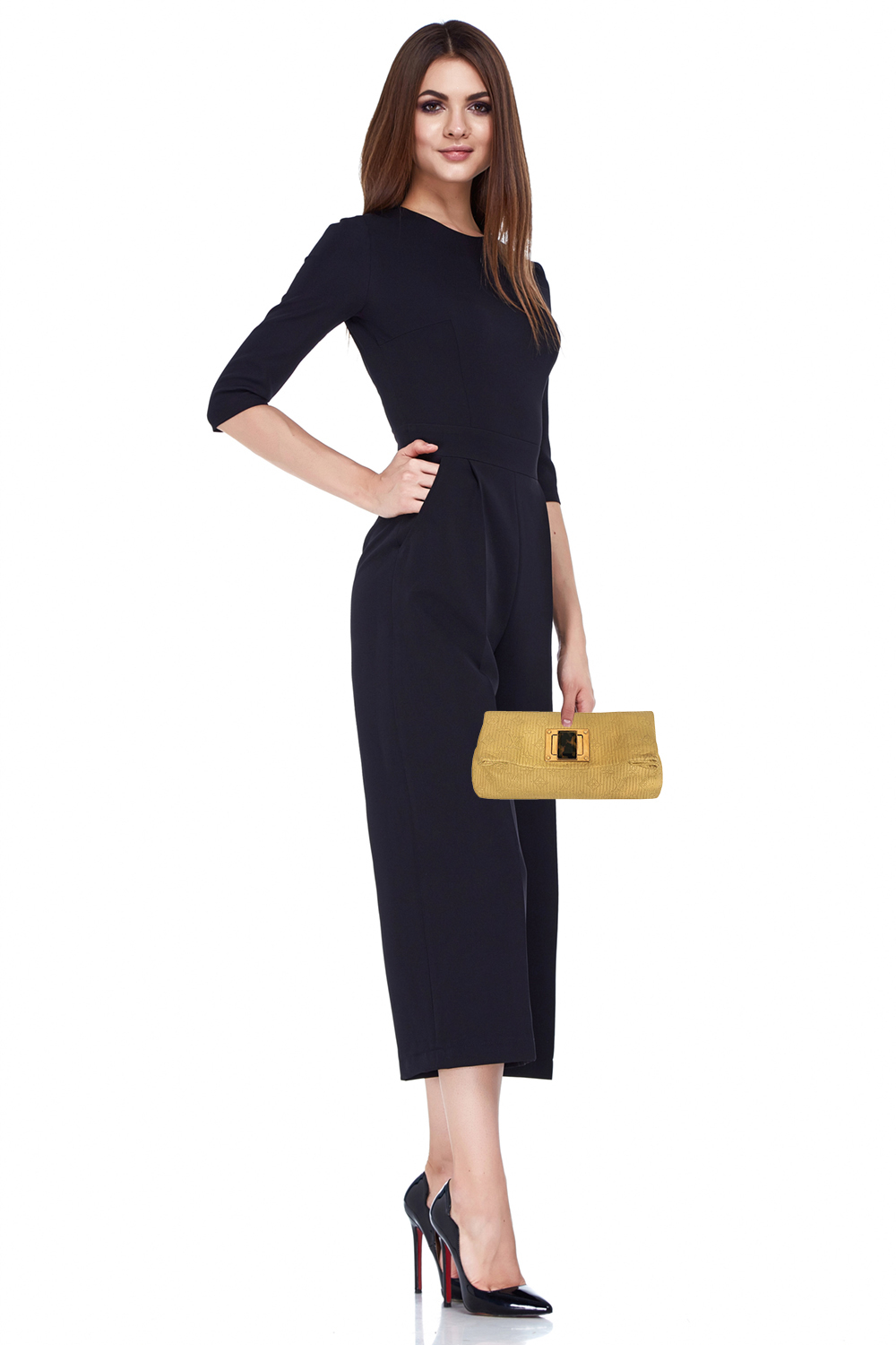 Louis Vuitton Leather Clutch