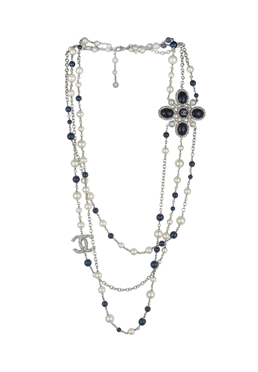 Chanel Pearls Chain Necklace