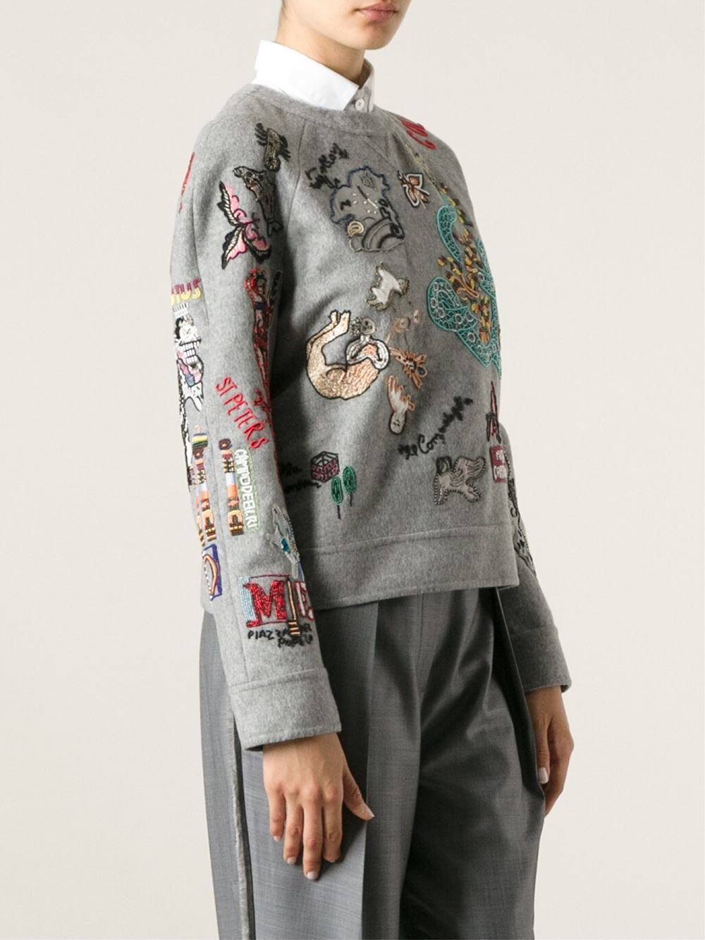 Valentino Beaded Sweatshirt
