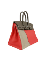 Hermès Birkin 35 Cascade Tricolor Clemence & Swift Bag