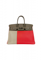 Hermès Birkin 35 Cascade Tricolor Clemence & Swift Bag