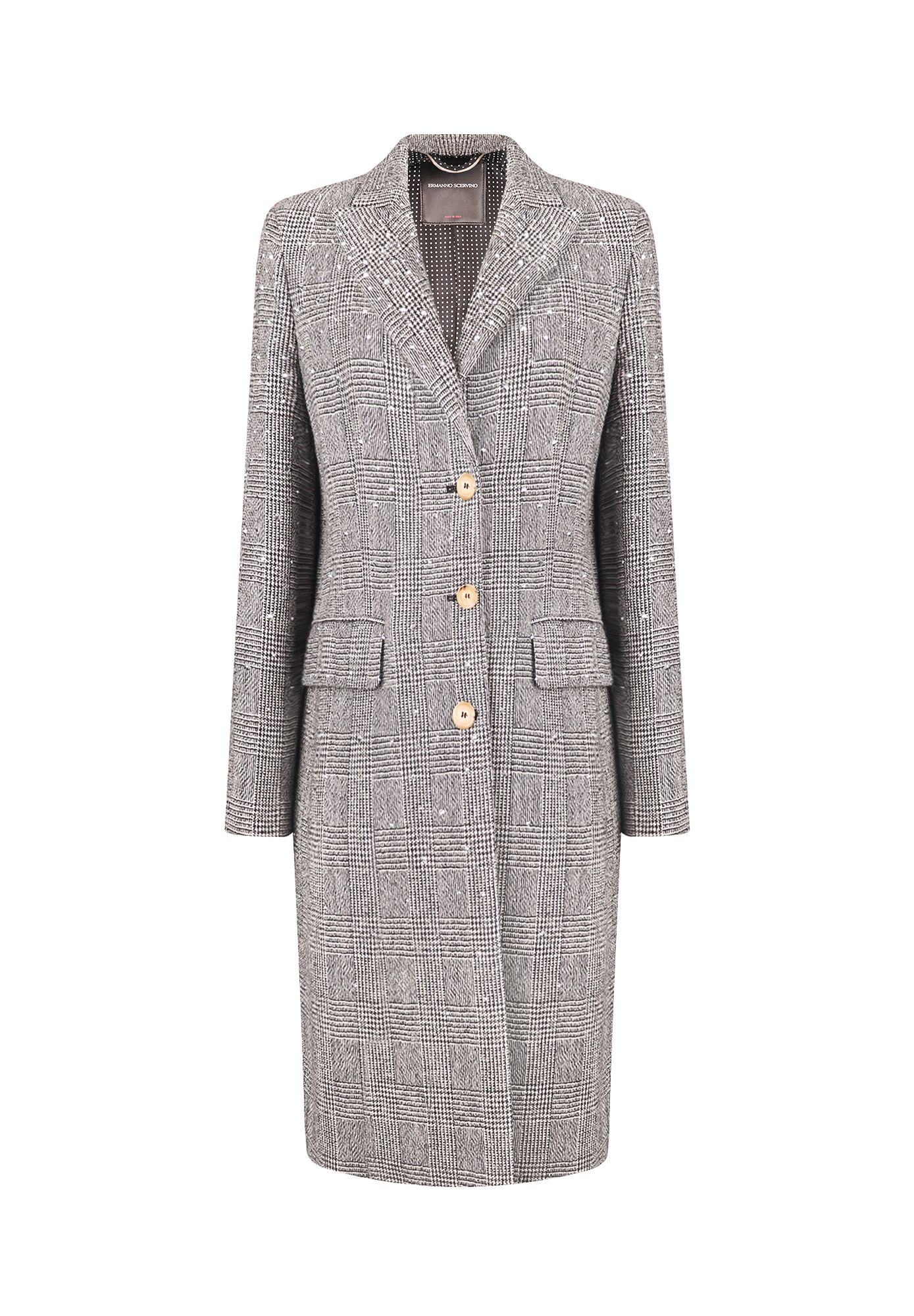 Ermanno Scervino Coat With Rhinestones