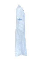Light Blue Prada Checked Dress